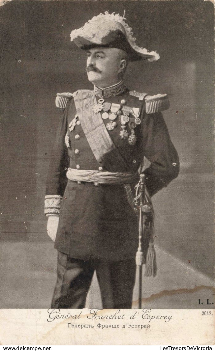 MILITARIA - Personnage - Général Franchet D'Esperey - 1 L - Carte Postale Ancienne - Personnages
