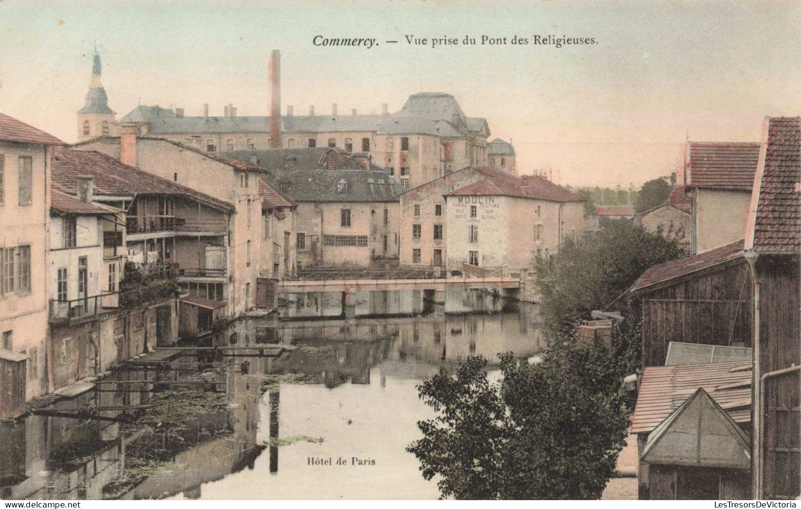 FRANCE - Commercy - Vue Prise Du Pont Des Religieuses - Hôtel De Paris - Lac - Colorisé - Carte Postale Ancienne - Commercy