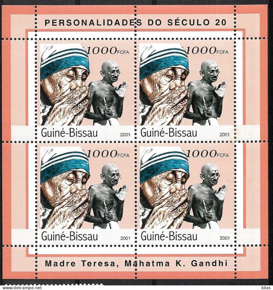 GUINEA - BISSAU 2001 Mother Teresa MNH - Mother Teresa