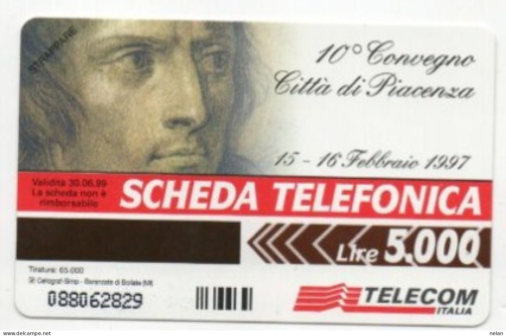 SCHEDA TELEFONICA  - ITALIA - TELECOM  - BICENTENARIO DI NAPOLEONE IN ITALIA - NUOVA - Public Ordinary