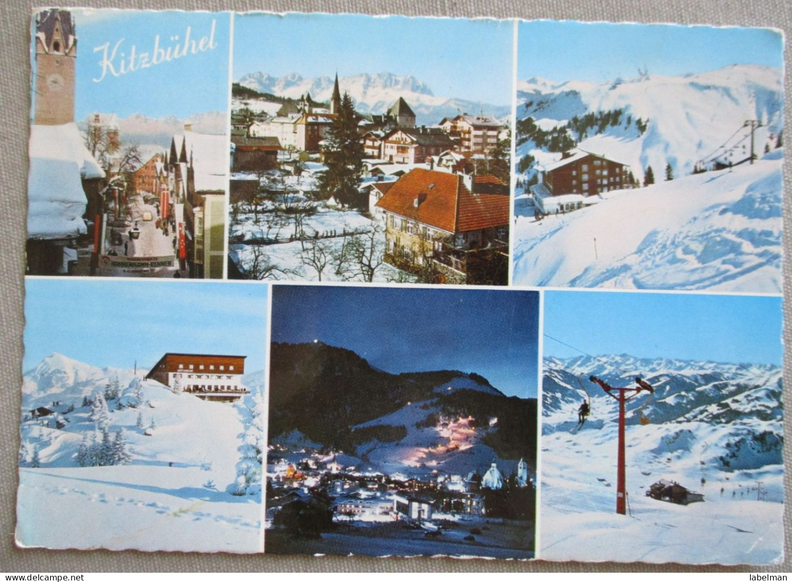 AUSTRIA KITZBUHEL WINTER SPORTS POSTCARD ANSICHTSKARTE CARTE POSTALE CARTOLINA PHOTO CARD POSTKARTE - Ringstrasse