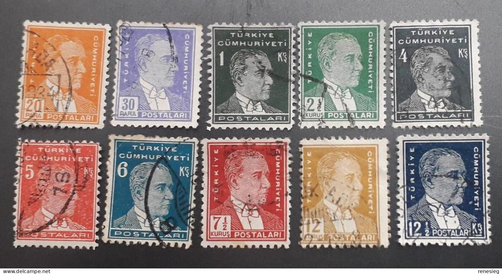 1921 Lot Atatürk - Used Stamps