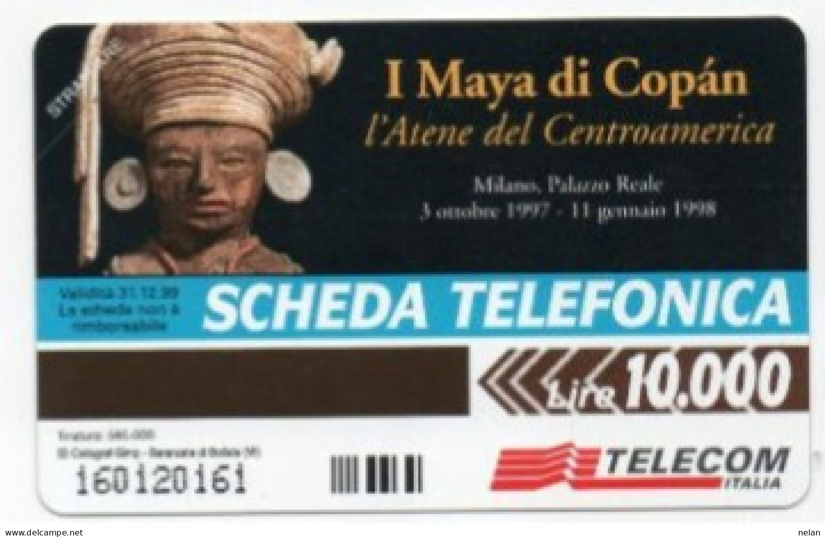 SCHEDA TELEFONICA  - ITALIA - TELECOM - NUOVA - I MAYA DI COPAN - Public Ordinary