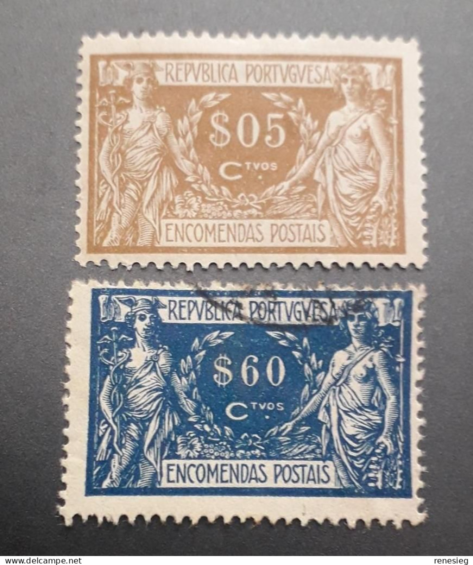 1920 CP 5 C MH & 60 C - Unused Stamps