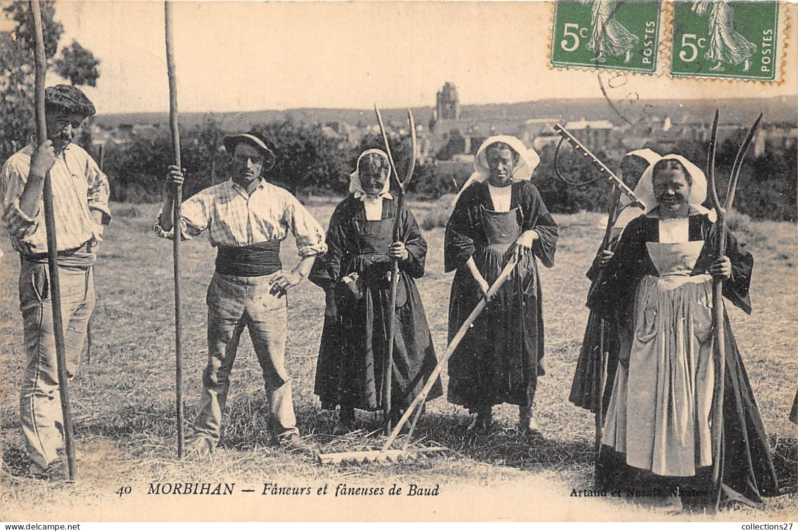 56-BAUD-FÂNEURS ET FÂNEUSES DE BAUD - Baud