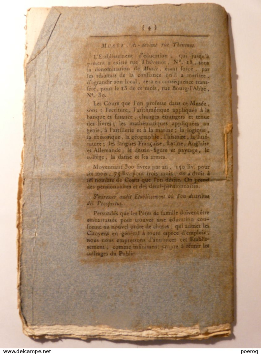 GAZETTE DES TRIBUNAUX 1792 - AFFAIRE M. DE LESSART HAUTE TRAHISON MINISTRE - AMELIORATION AGRICULTURE COTE D'OR - Newspapers - Before 1800