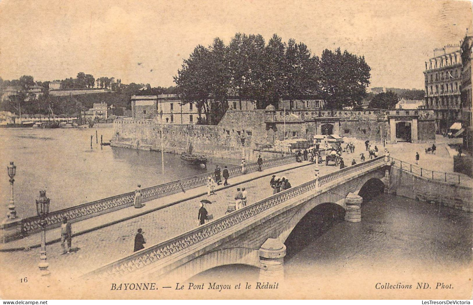 FRANCE - 64 - BAYONNE - Le Pont Mayou Et Le Réduit - Carte Postale Ancienne - Bayonne