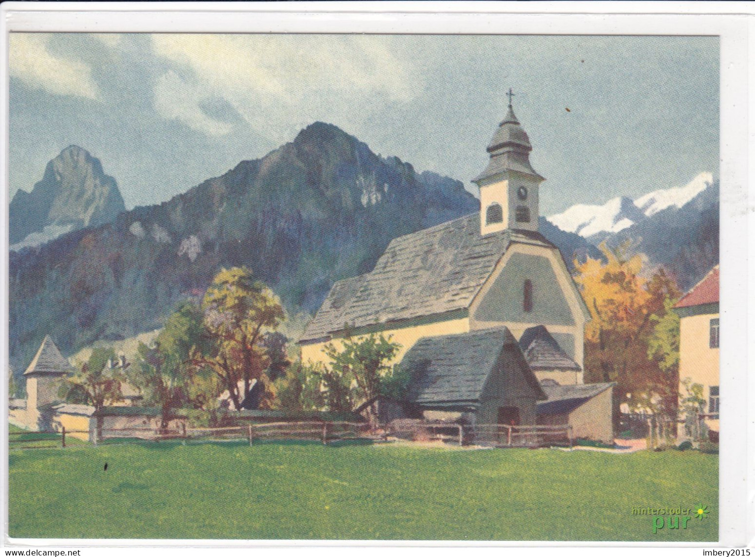 OÖ Ak HINTERSTODER, Pfarrkirche, Bezirk Kirchdorf Im Traunviertel, Oberösterreich Ansichtskarte - Hinterstoder