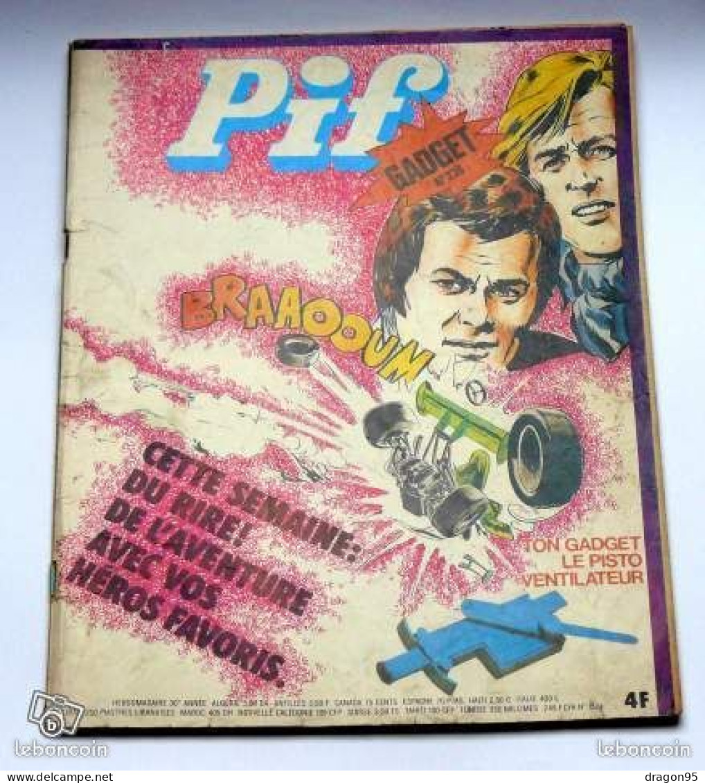 PIF GADGET N° 336 - éditions Vaillant - 1975 - Pif & Hercule