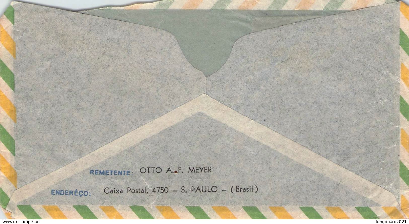 BRAZIL - AIRMAIL Ca 1950 - HAMBURG/DE / *1140 - Cartas & Documentos