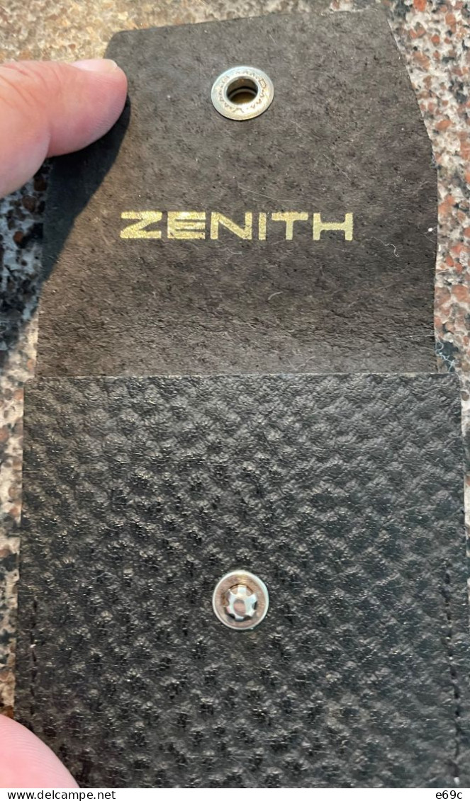 Zenith Scatola Vintage + Pochette Da Viaggio - Orologi Di Lusso