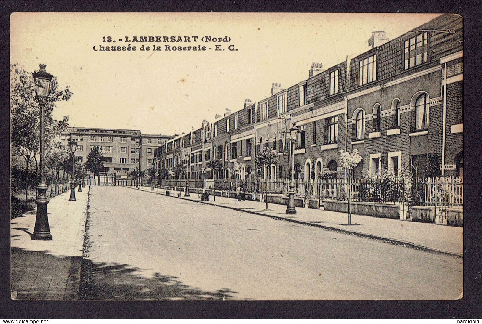 CPA 59 - LAMBERSART - 13 CHAUSSEE DE LA ROSERAIE - Lambersart