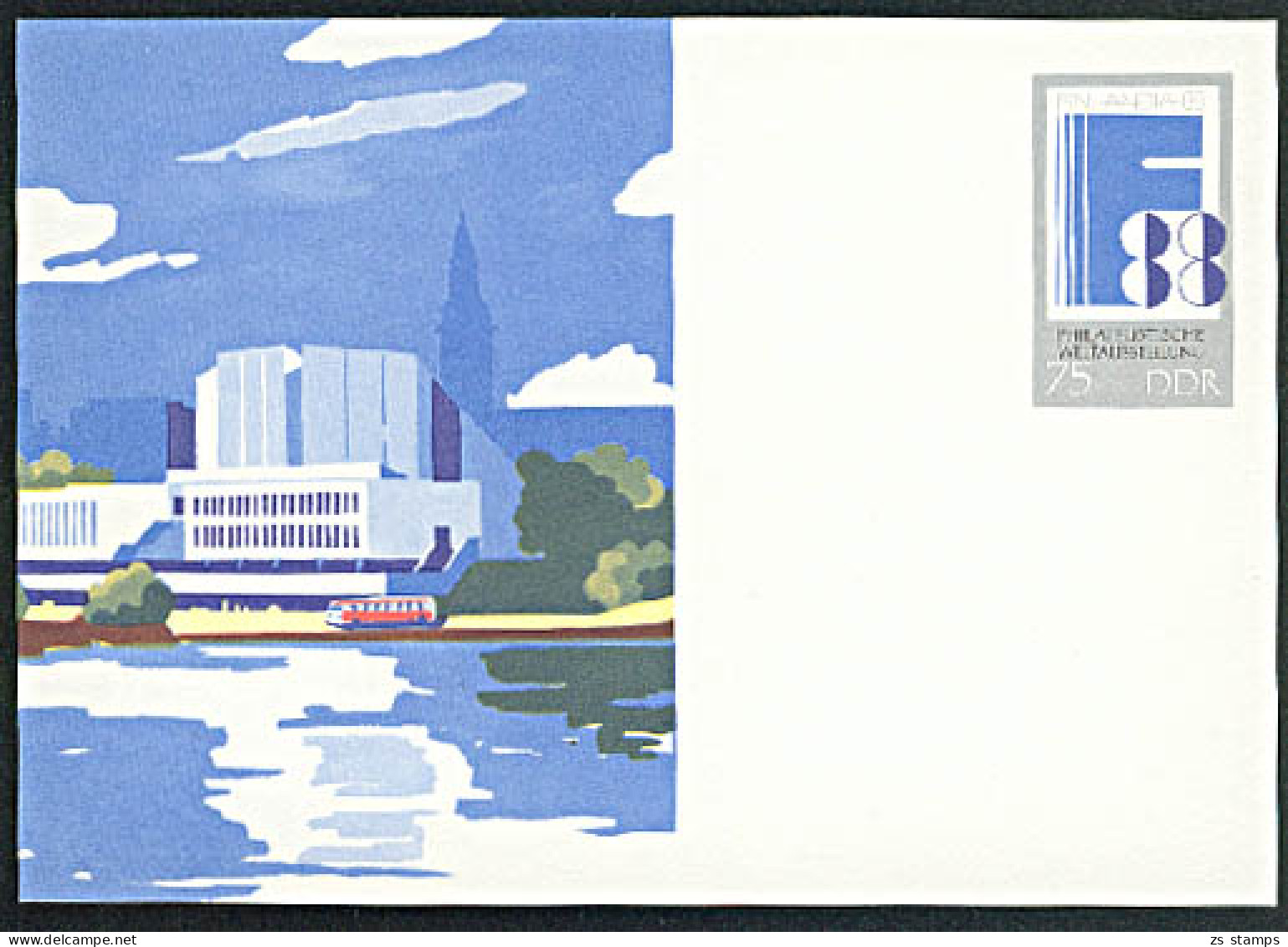 Helsinki 1988 DDR GA P100 * Weltausstellung Finlandia 88 Finnland - Privatpostkarten - Ungebraucht