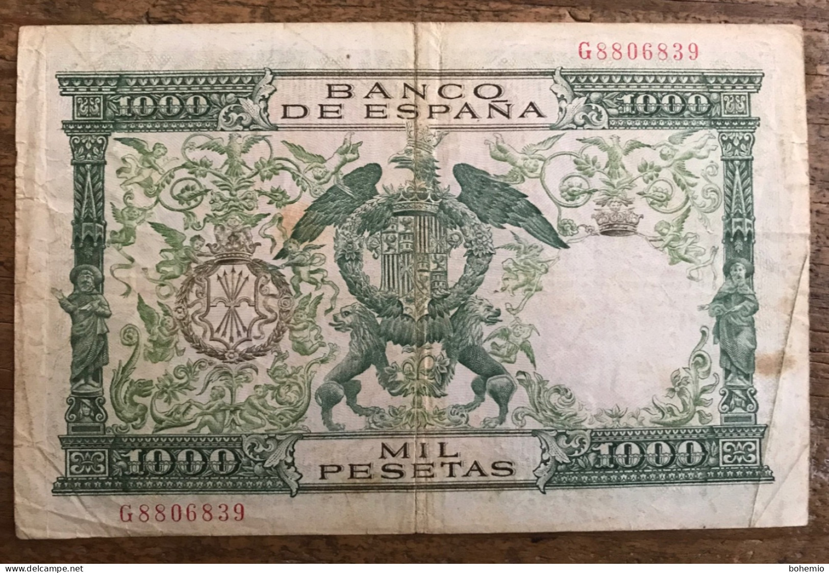 España 1000 Pesetas Año 1957 - 1000 Pesetas