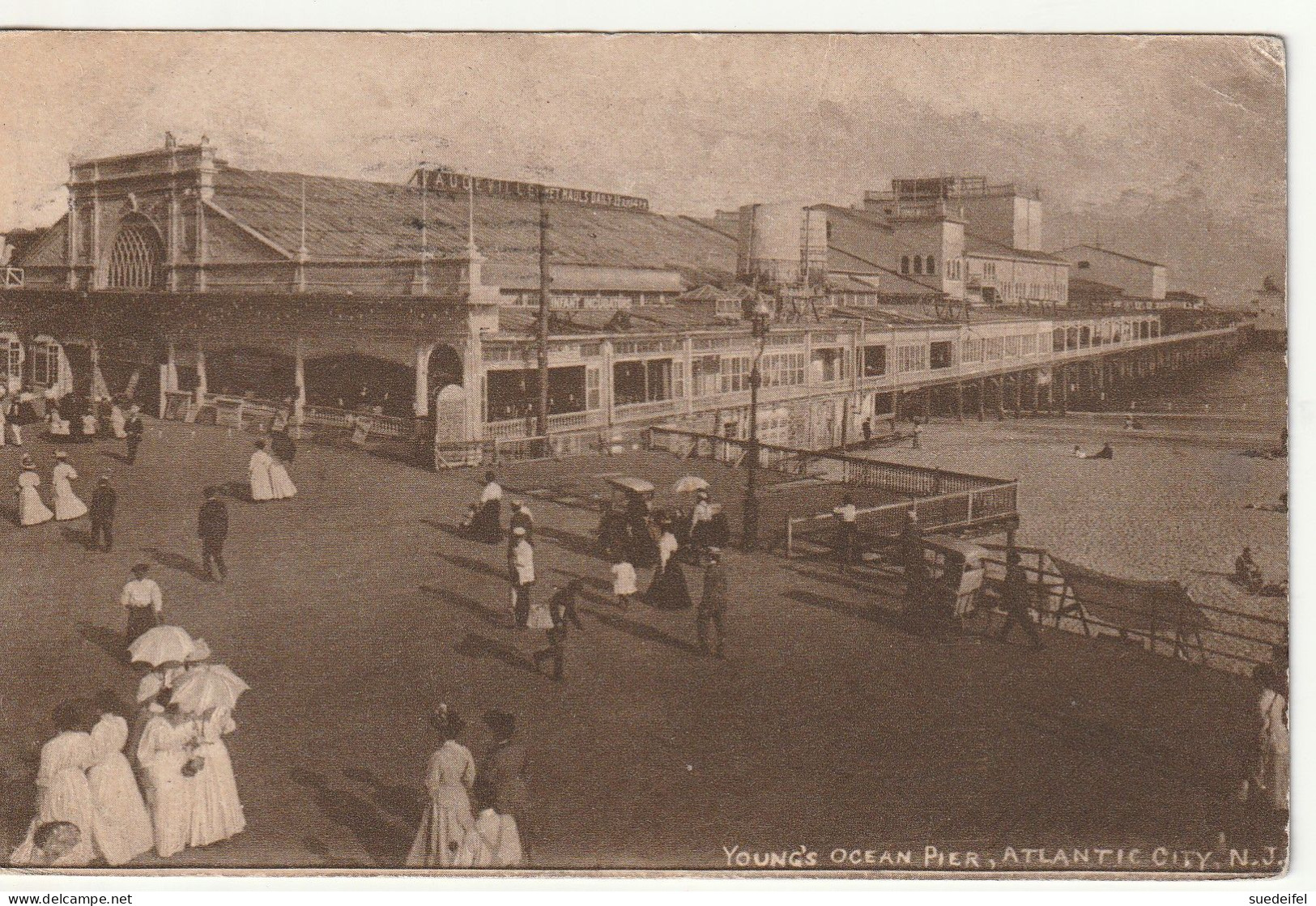 Atlantic  City, Youngs Ocean Pier,  1910 - Atlantic City