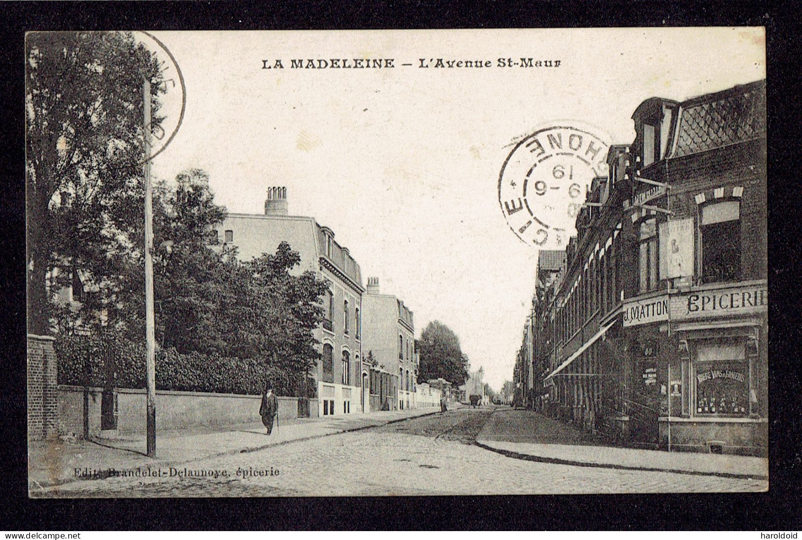 CPA 59 - LA MADELEINE - L'AVENUE ST MAUR - La Madeleine