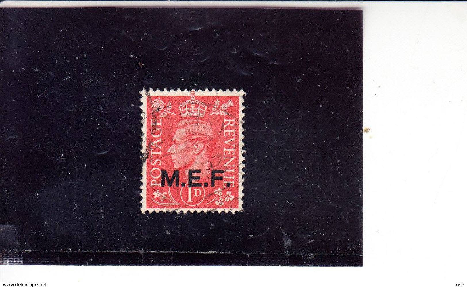 ERITREA  1943 - M.E.F. - Occupazione Inglese - Yvert 6° -  Giorgio VI= - Erythrée
