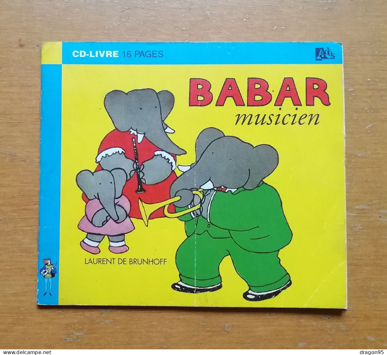 CD-Livre Babar Musicien Raconté Par Jean-Marc BORY - Adès 633 - Laurent De BRUHOFF - 1997 - Enfants