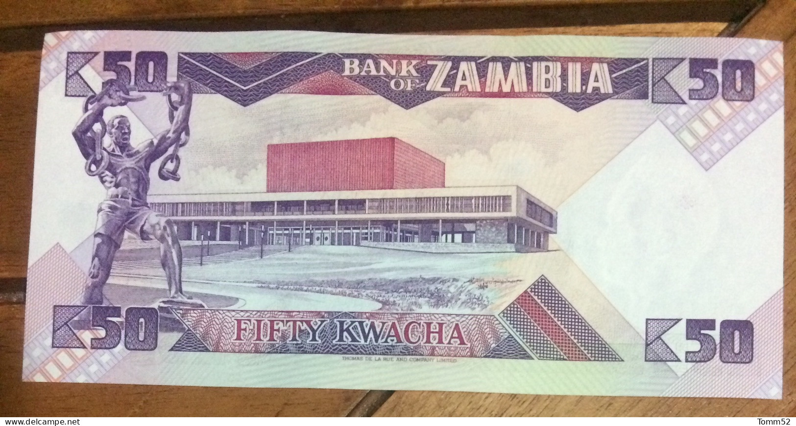 ZAMBIA 50 Kwacha UNC - Zambie