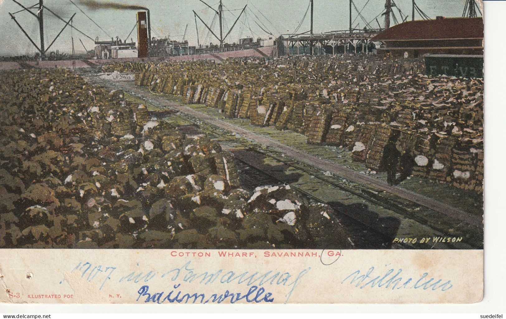 Savannah, Cotton Wharf, 1907Hampton River Bridge - Savannah