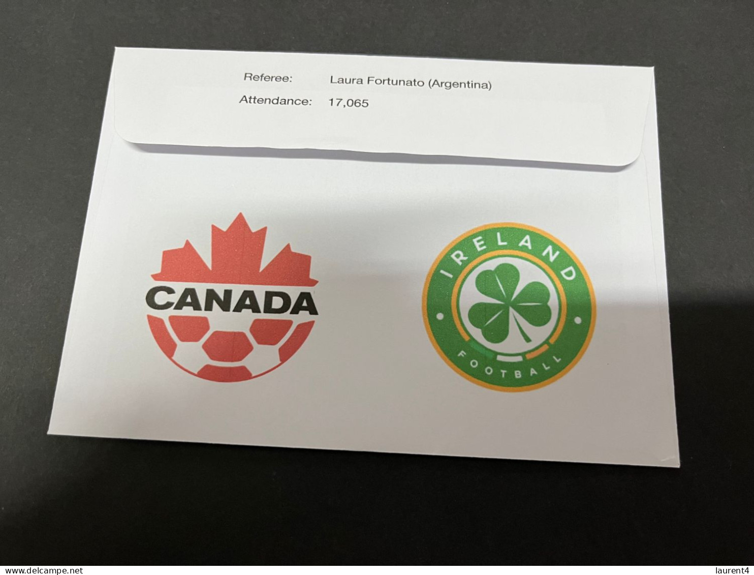 26-7-2023 (3 S 48) FIFA Women's Football World Cup Match 19 (stamp + Coin) Canada (2) V Ireland (1) - Dollar