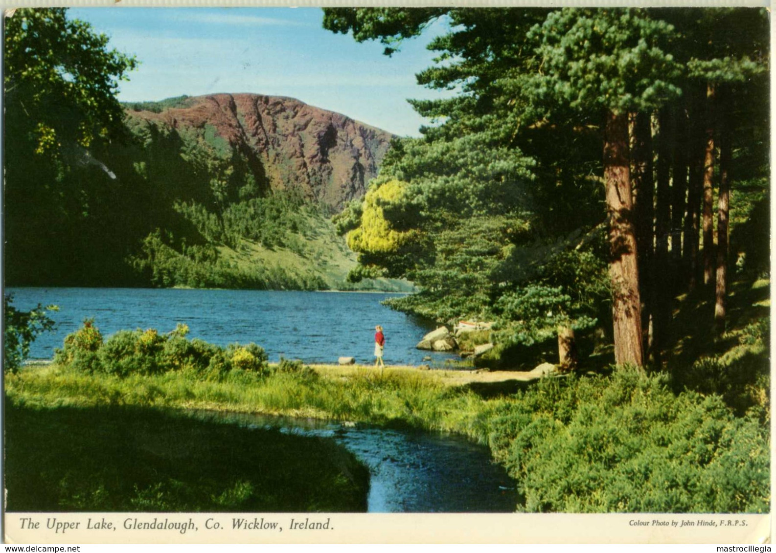 IRELAND  IRLANDA  GLENDALOUGH  The Upper Lake Nice Stamps - Wicklow