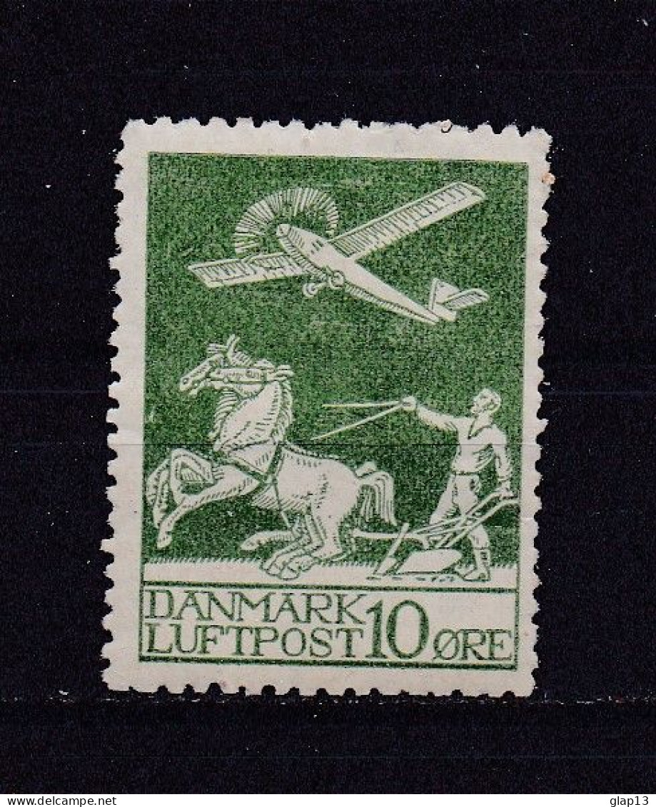 DANEMARK 1925 PA N°1 NEUF AVEC CHARNIERE - Poste Aérienne