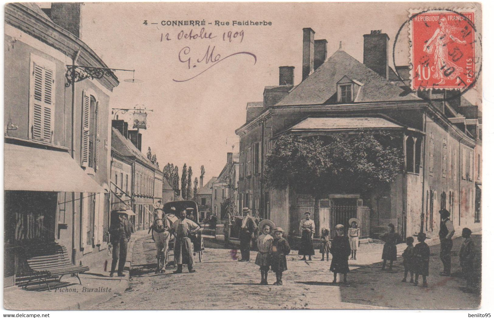 CPA De CONNERRE - Rue Faidherbe. - Connerre