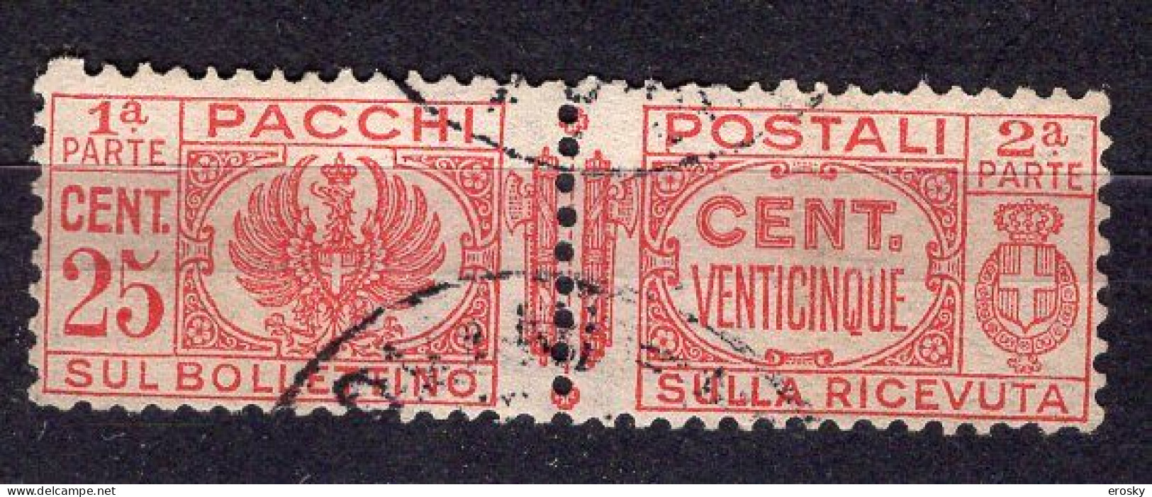 Z6108 - ITALIA REGNO PACCHI SASSONE N°26 - Postal Parcels