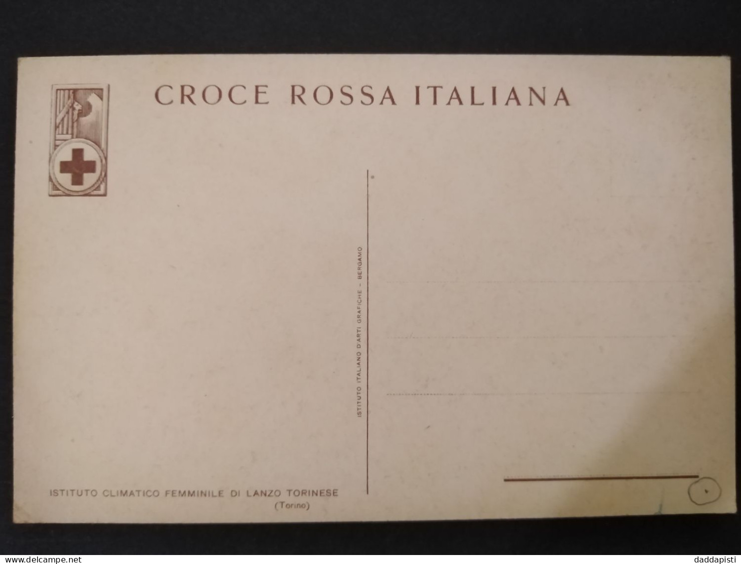 [B] Lanzo Torinese. Istituto Climatico Femminile, Croce Rossa, F. Spoltore. Piccolo Formato, Nuova, 1925 - Onderwijs, Scholen En Universiteiten