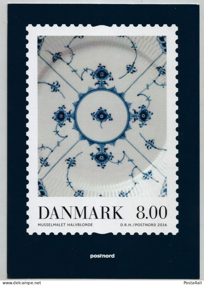 Denmark  -  2016  Porcelain - ART - Postcard - Lettres & Documents