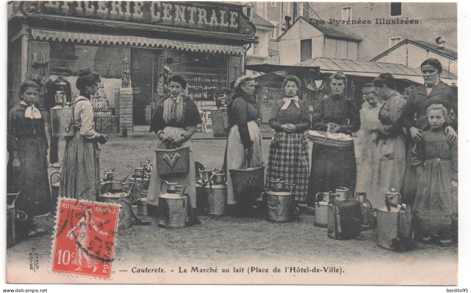 CPA Ce CAUTERETS - Le Marché Au Lait. - Cauterets