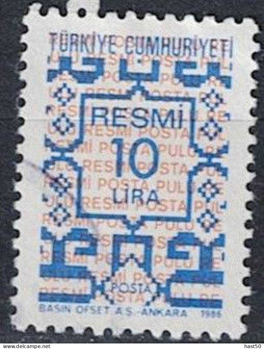Türkei Turkey Turquie - Dienst/Service Ornamente (MiNr: 181) 1986 - Gest Used Obl - Official Stamps