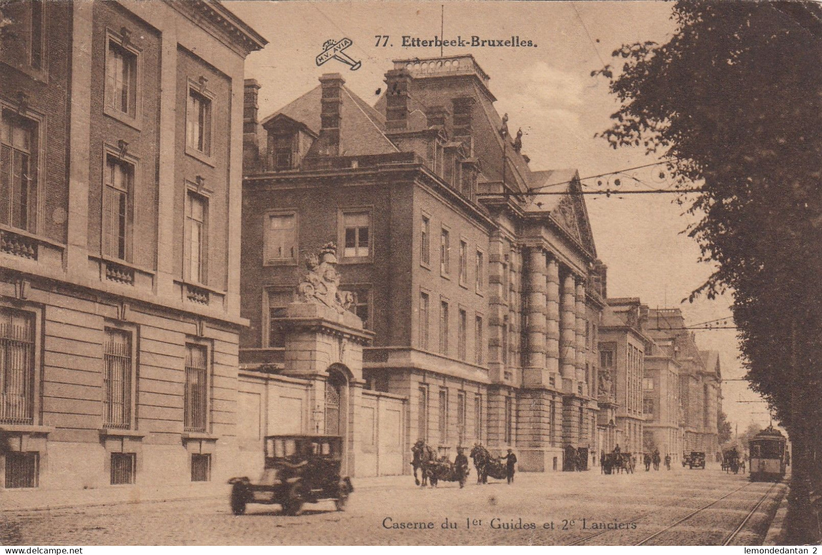 Etterbeek-Bruxelles - Caserne Du 1er Guideset 2e Lanciers - Tram - Etterbeek