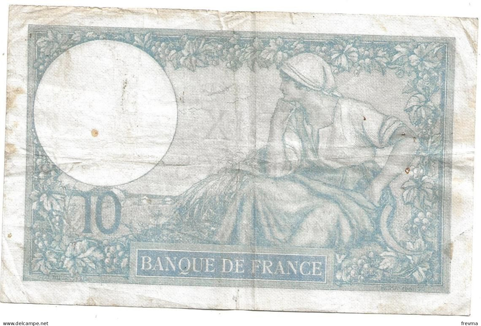 Billet 10 Francs Minerve 1940 ZL - 10 F 1916-1942 ''Minerve''