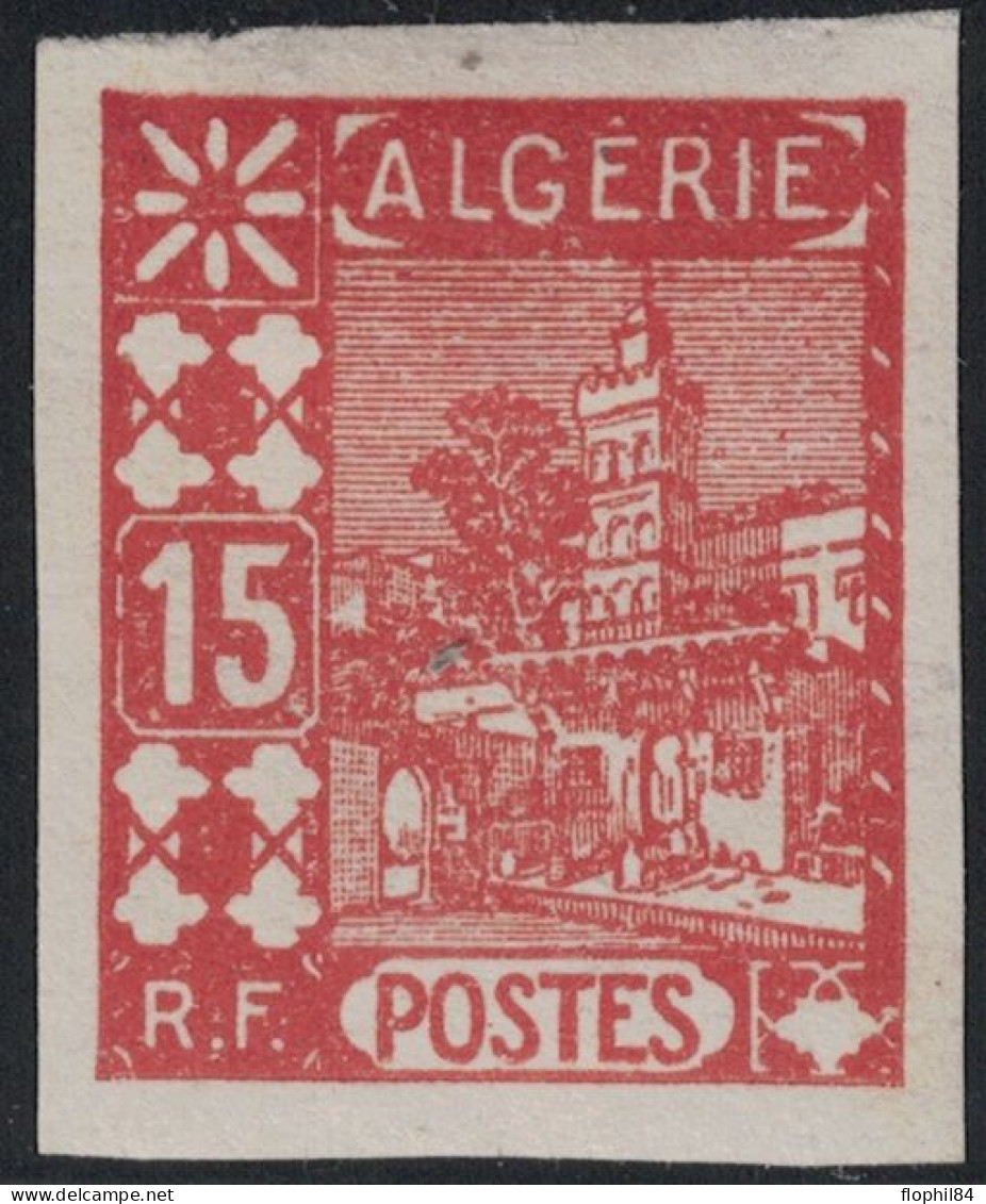 ALGERIE - N°39 -  VARIETE - NON DENTELE - NEUF - INFIME TRACE DE CHARNIERE - COTE 165€. - Oblitérés