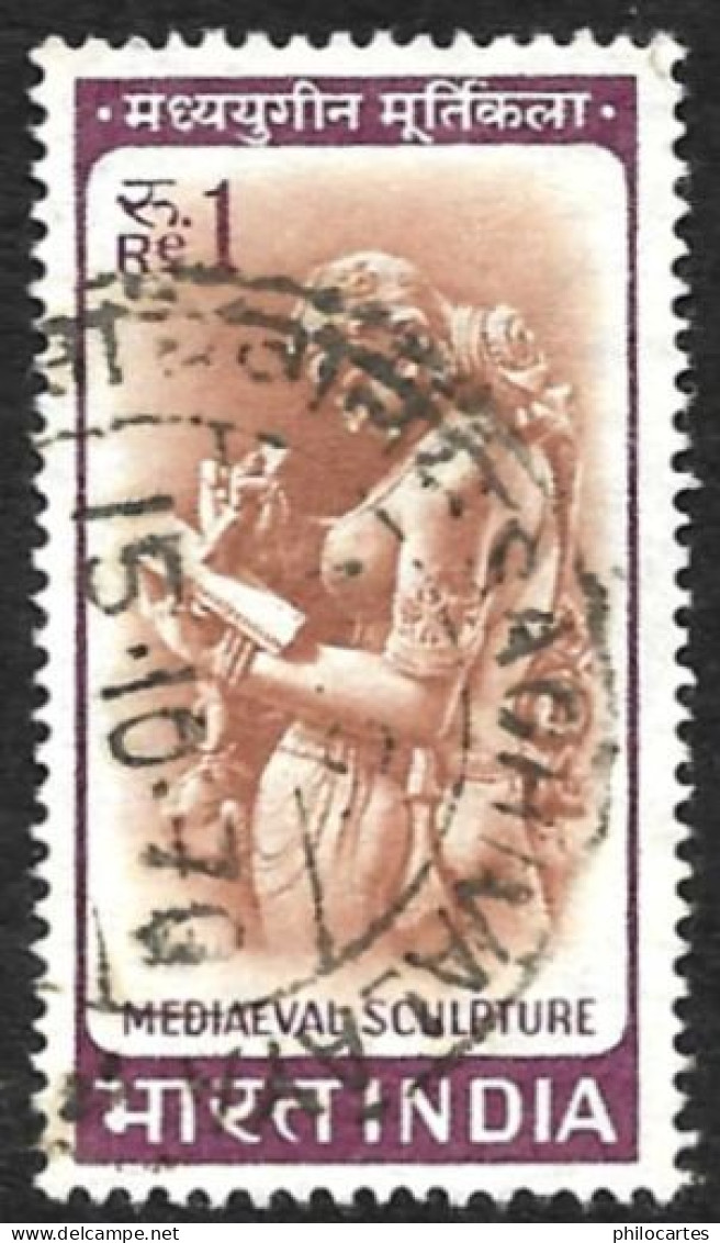 INDE   1965 -  YT  194  -   Sculpture Medievale  - Oblitéré - Used Stamps