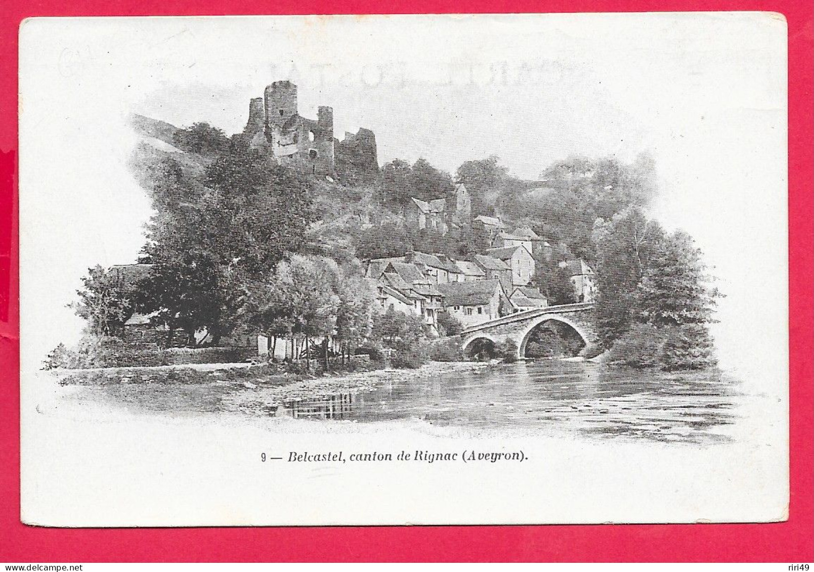 Cpa 12 BELCASTEL Canton De Rignac AVEYRON, Dos Vierge Et Divisé - Otros & Sin Clasificación