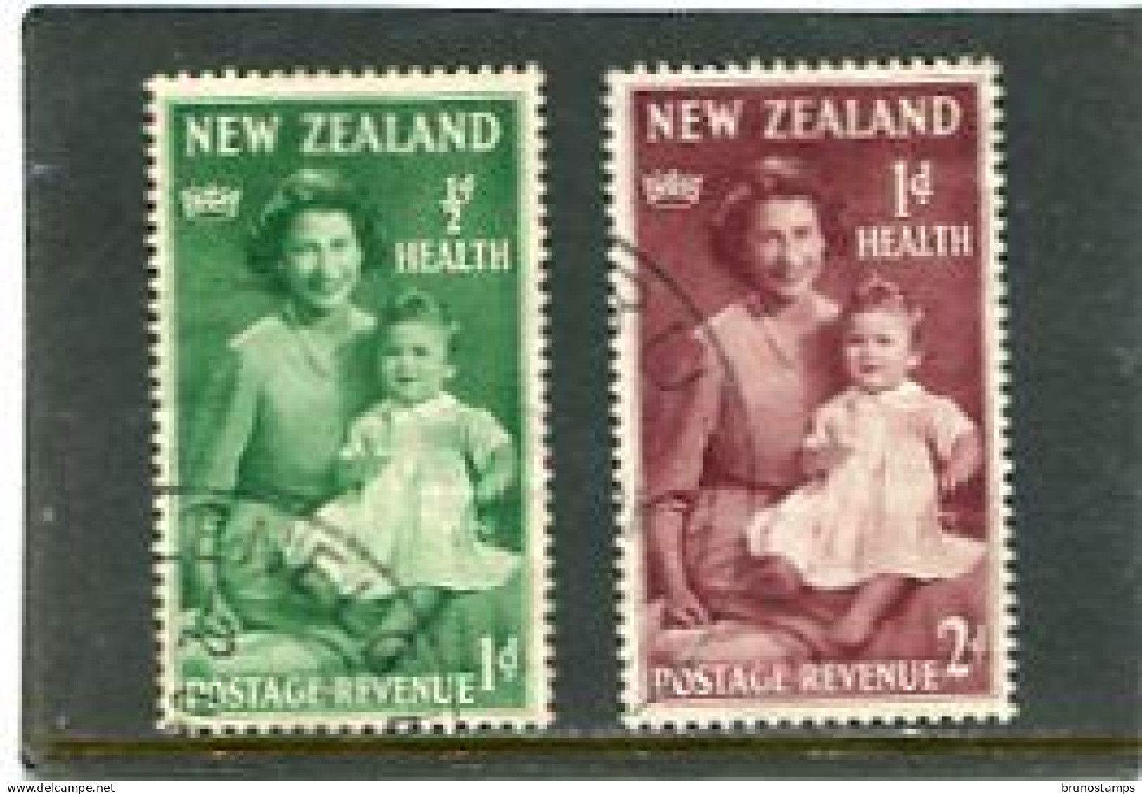 NEW ZEALAND - 1950  HEALTH  SET   FINE USED  SG 701/02 - Gebraucht