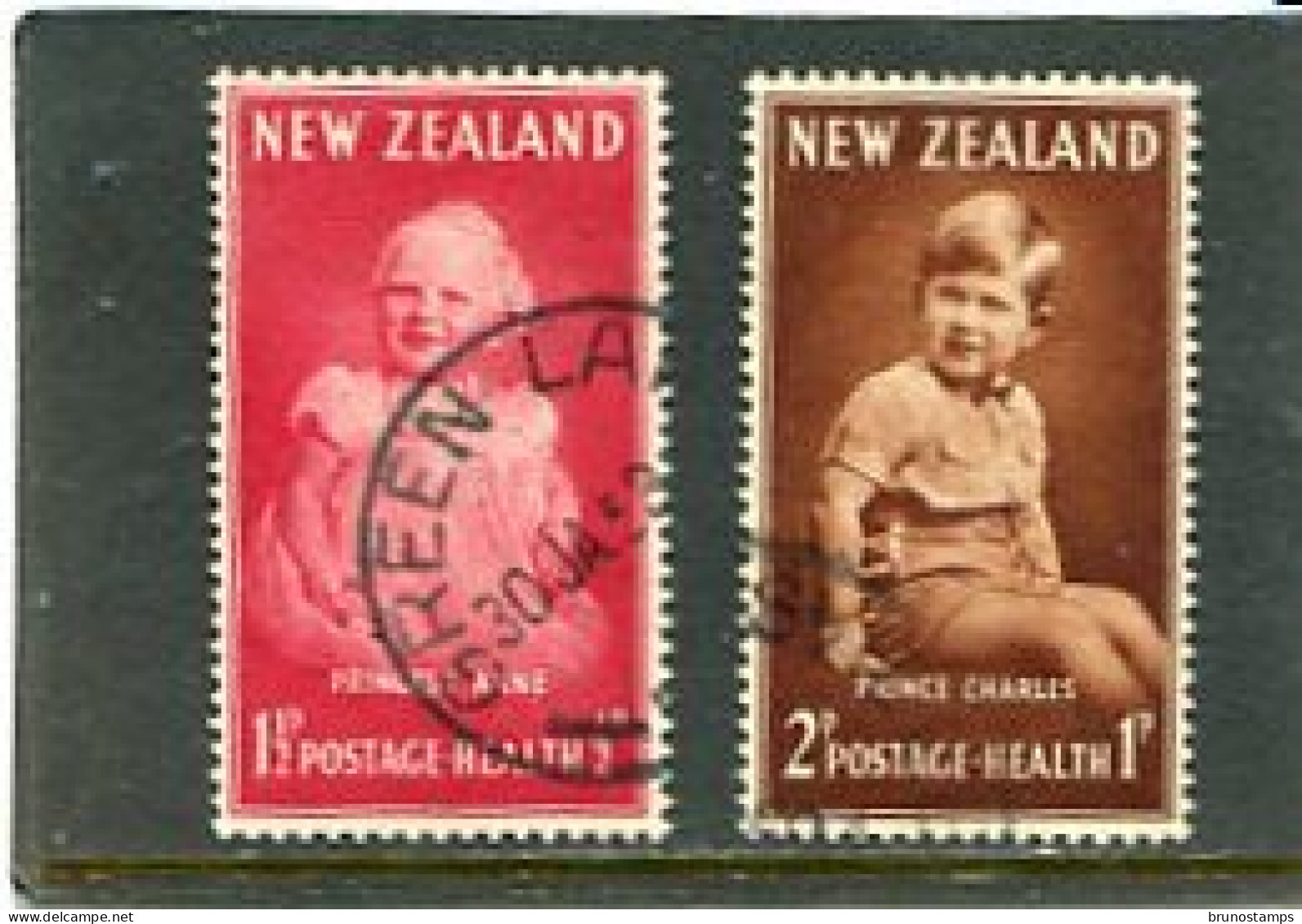 NEW ZEALAND - 1952  HEALTH  SET   FINE USED  SG 710/11 - Oblitérés