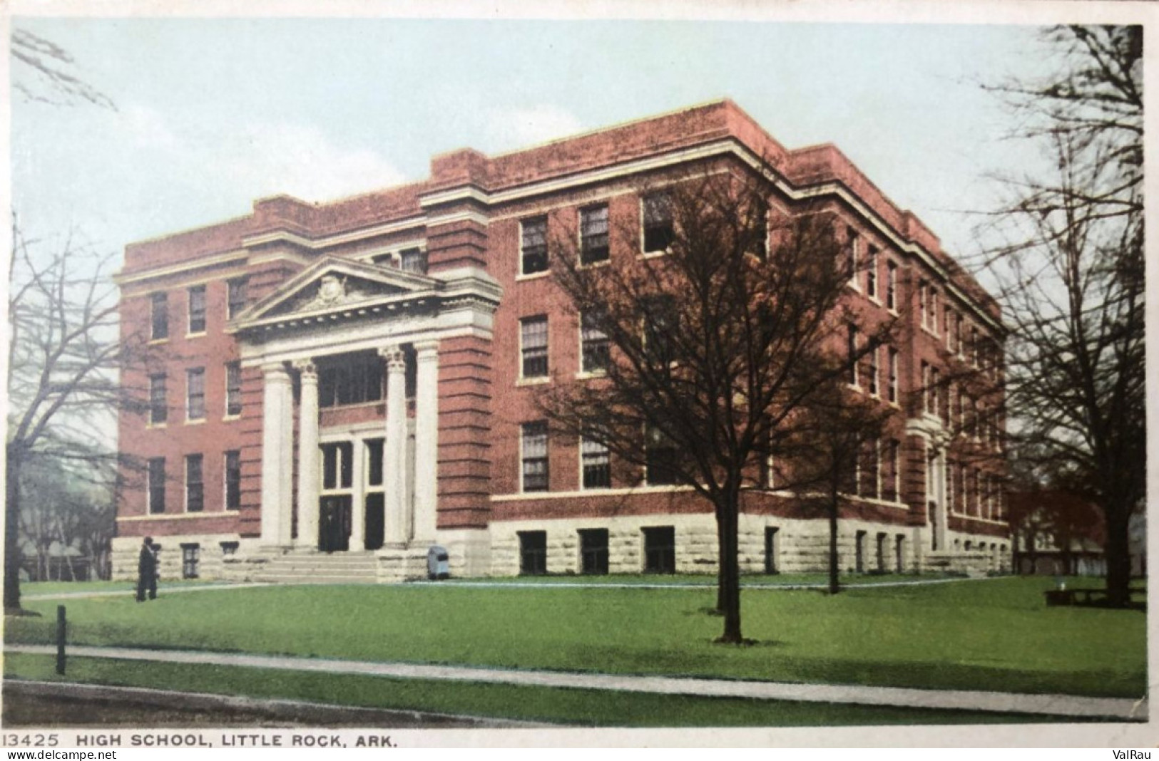 High School, Little Rock - CPA Couleur - Little Rock