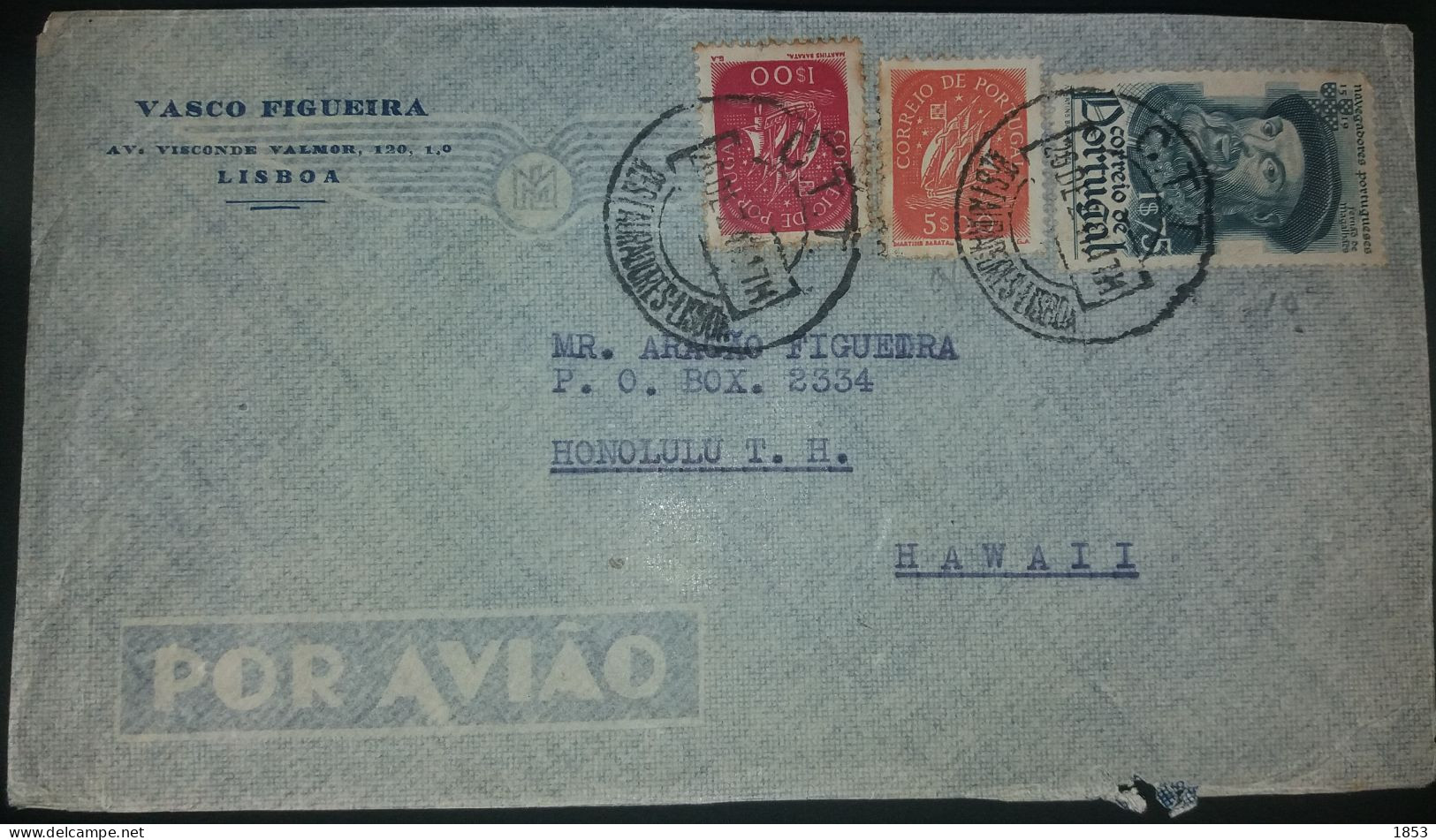 CORREIO AÉREO - NAVEGADORES - CARAVELAS - Storia Postale