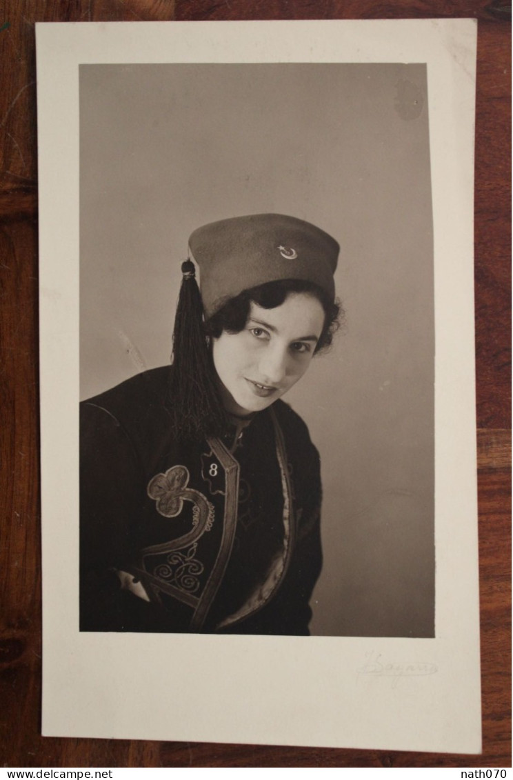 Photo 1910's Portrait Femme 8e Zouave Photographie Cantinière - Guerre, Militaire