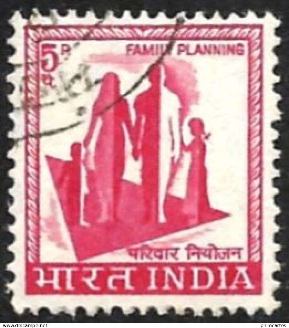 INDE 1967 - YT  224  Filigrane A  -  Planning  - Oblitéré - Used Stamps