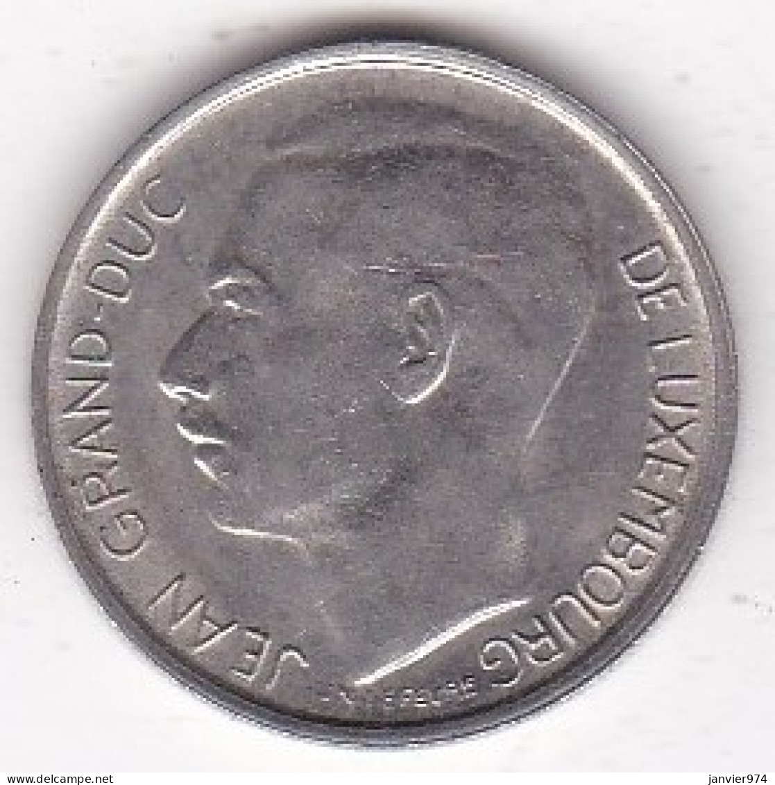 Luxembourg 1 Franc 1965 , Jean, En Cupronickel, KM# 55 - Luxemburgo