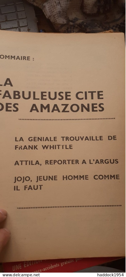 Samedi Jeunesse N° 53 La Fabuleuse Cité Des Amazones GIL Samedi Jeunesse 1962 - Samedi Jeunesse