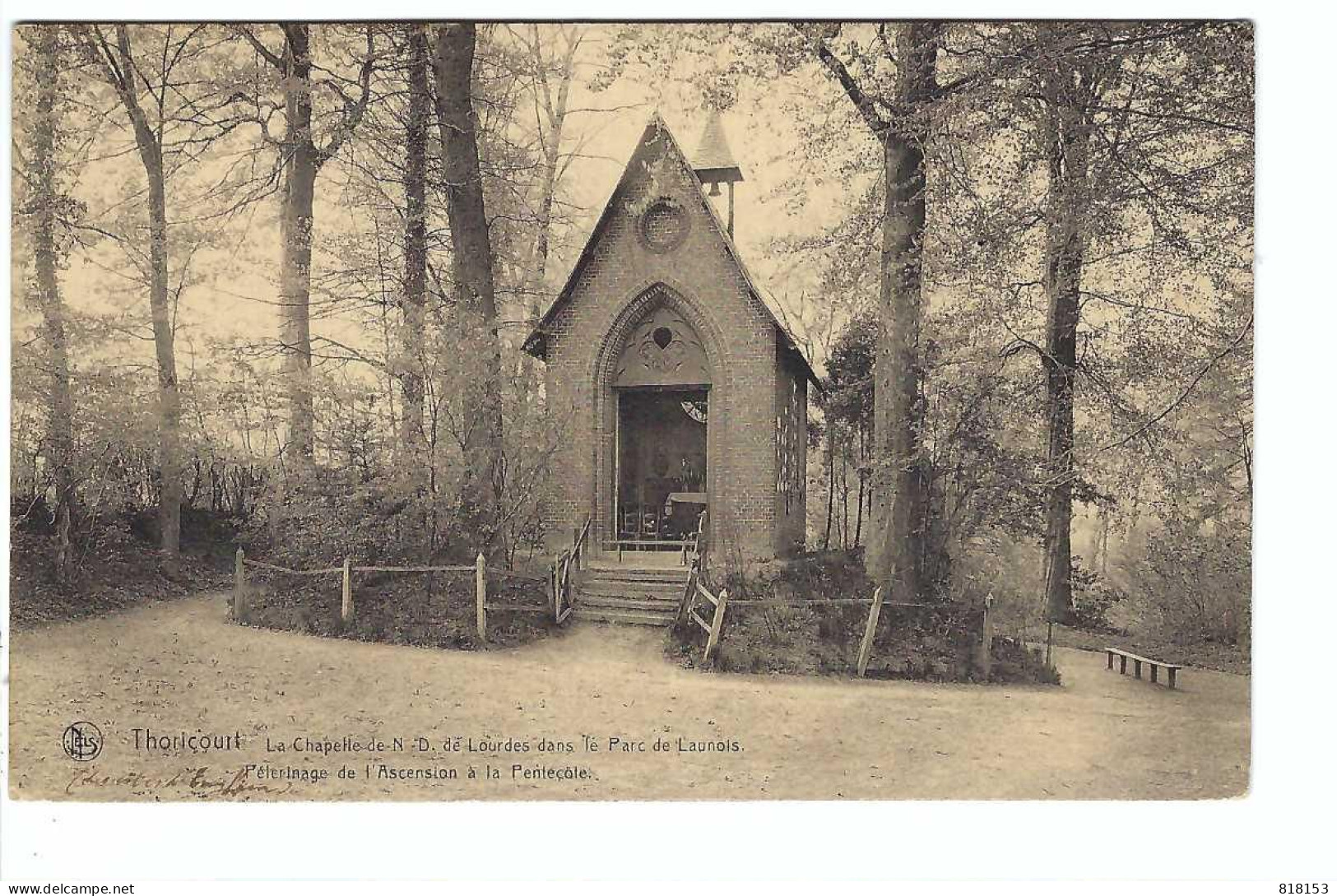 Thoricourt   La Chapelle De N D De Lourdes Dans Le Parc De Launois - Silly