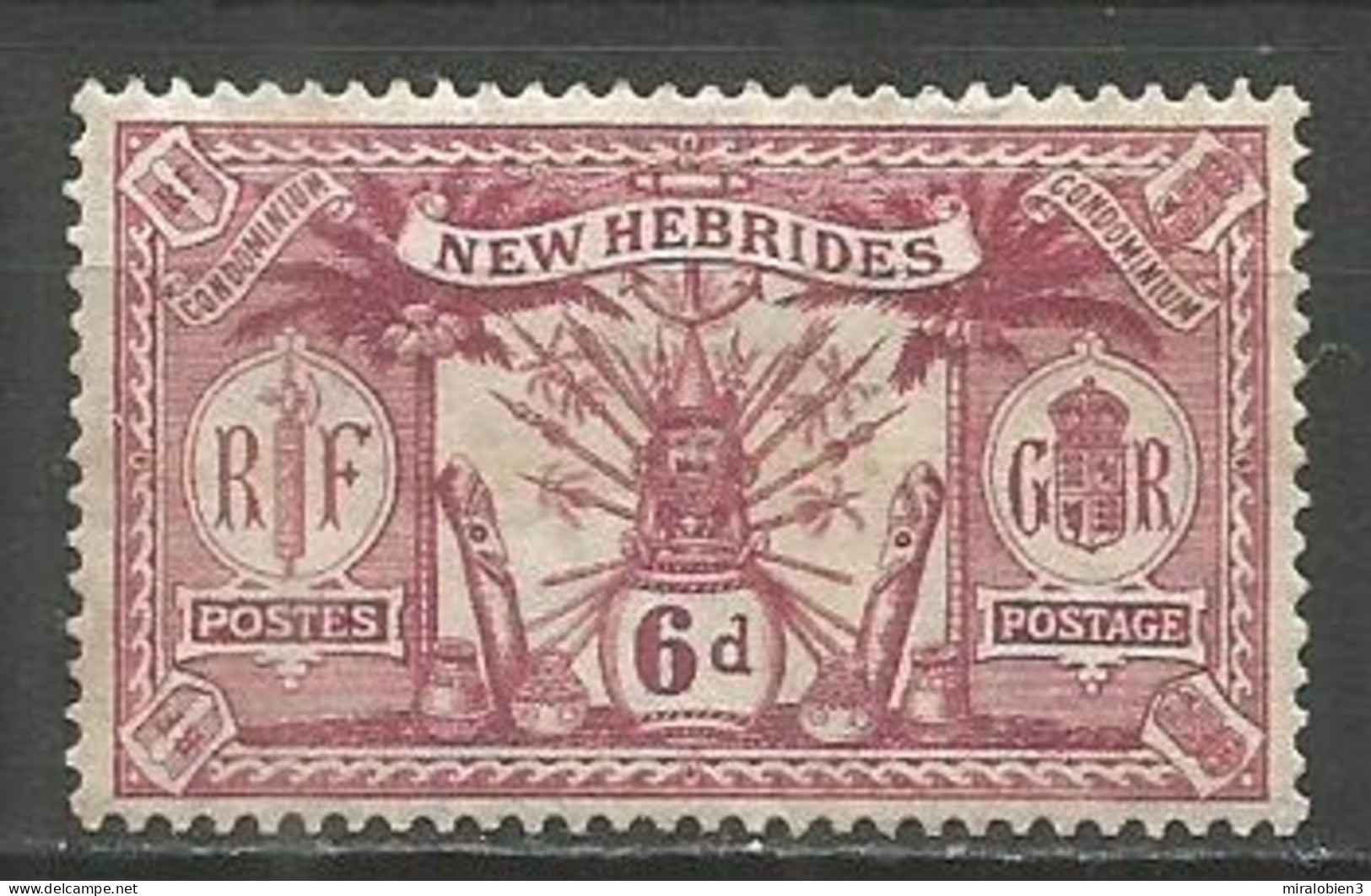 NUEVA HEBRIDES YVERT NUM. 54 NUEVO SIN GOMA - Unused Stamps