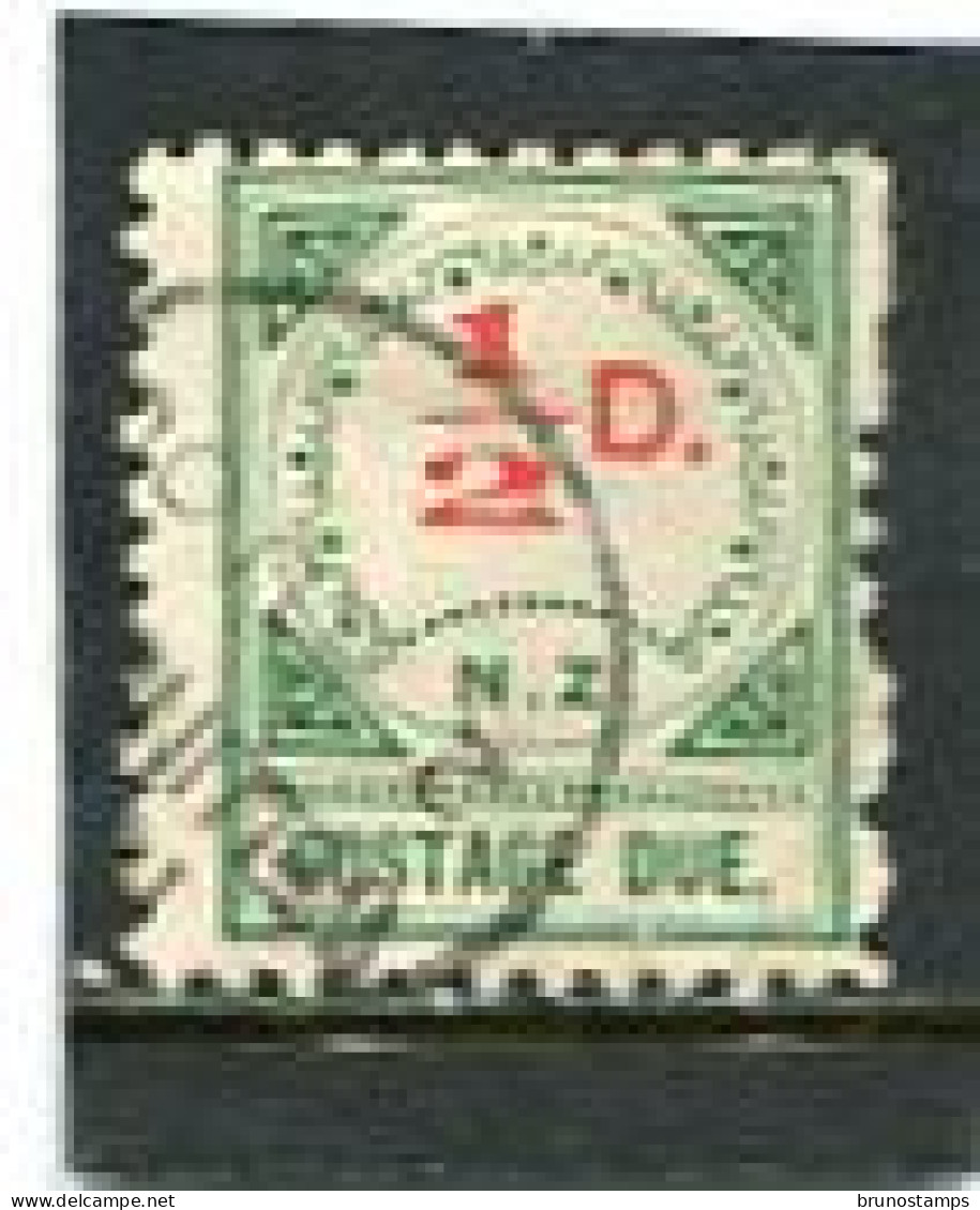 NEW ZEALAND - 1899   POSTAGE DUE   1/2d  LARGE D  FINE USED - Segnatasse
