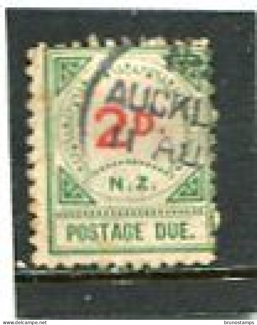 NEW ZEALAND - 1899   POSTAGE DUE   2d  SMALL D  FINE USED - Timbres-taxe